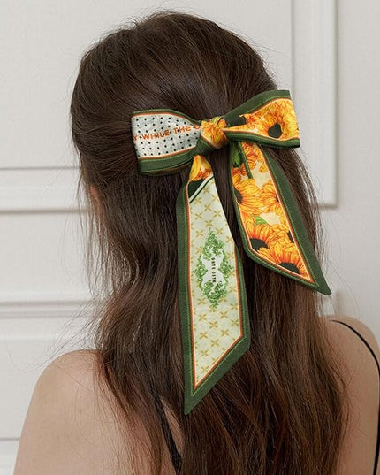 4 Pack Purse Scarf Handbags Skinny Twill Hair Scarves Narrow Neck Scarf Band Women Fashion Accessories Bag Charms