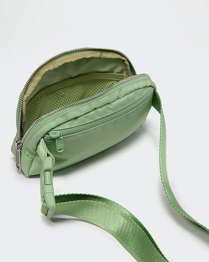 Pander Everywhere Belt Bag for Women, Fashion Waist Packs, Crossbody Bags with Adjustable Strap (Green Asparagus).