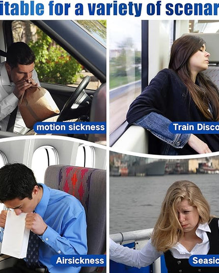48ct Motion Sickness Patches – Sea Sickness Patches for Cruise, Car, Airplane, and Other Travel – Non-Drowsy, Effective, Lasts 72 Hours