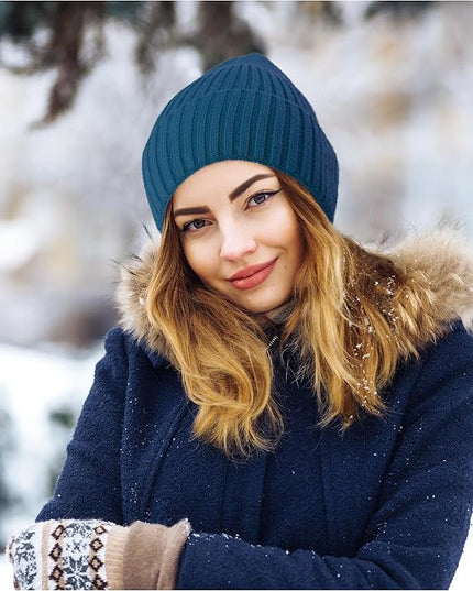 HiRui Knit Beanie for Men Women Kids, Winter Hats Warm Classic Daily Skull Caps