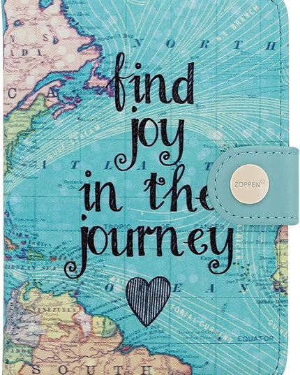 ZOPPEN Passport Holder Women, Passport Cover Travel Wallet Rfid Blocking Passport Wallet Cover Case Travel Essentials Document Organizer, Map