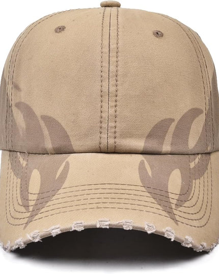 Vintage Baseball Cap, Washed Cotton Trucker Hat for Men & Women, Adjustable Size for Universal Activities
