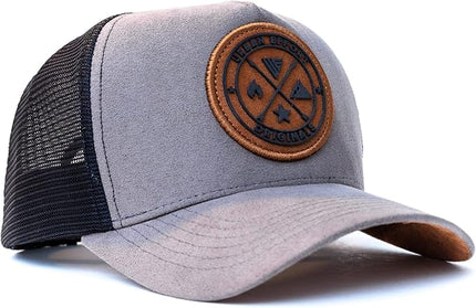 Urban Effort Mesh Back Cap - for Men and Women Baseball Hat 5-Panel Trucker Hat - Great Snapback Closure for Hunting & Hiking