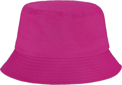 Umeepar Unisex Cotton Packable Bucket Hat Sun Hat Plain Colors for Men Women
