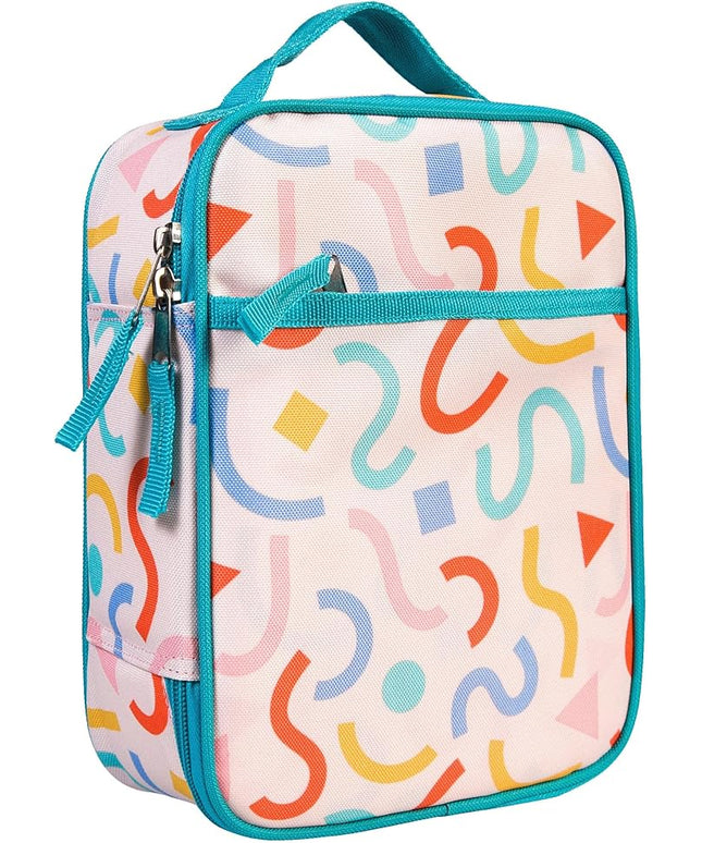 Wildkin ECO rPET Insulated Original Lunch Bag – Durable, Stylish, Ideal for School & Travel - Confetti Peach