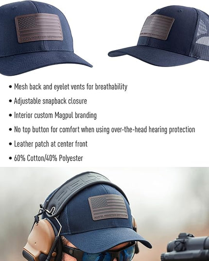 Magpul Trucker Hat Snap Back Baseball Cap, One Size Fits Most