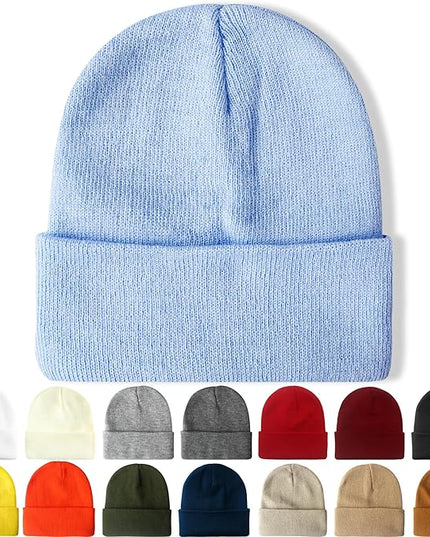 NPQQUAN Beanie for Men Women Winter Hats for Mens Beanie Cuffed Knit Beanies Skull Cap