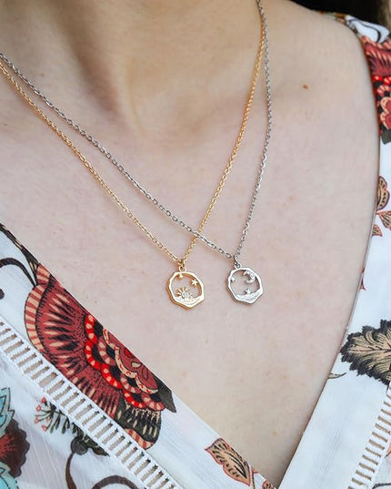 Baydurcan Pendant Necklace for Women Evil Eye Ankh Bow Necklace for Friends Sister Birthday Just Because Christmas Gifts