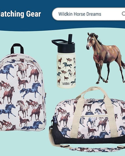 Wildkin ECO rPET Insulated Original Lunch Bag – Durable, Stylish, Ideal for School & Travel - Horse Dreams