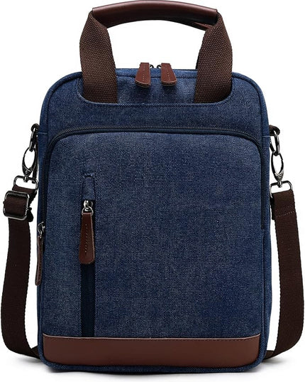 mygreen Small Canvas Crossbody Shoulder Bag Messenger Bag Work Bag