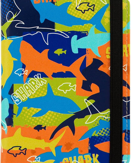 Passport Holder,Cute Passport Cover for Women Men,Travel Document Organizer Holder Boy Girl Wallet personalized Leather Rfid Passport Wallet (Shark)