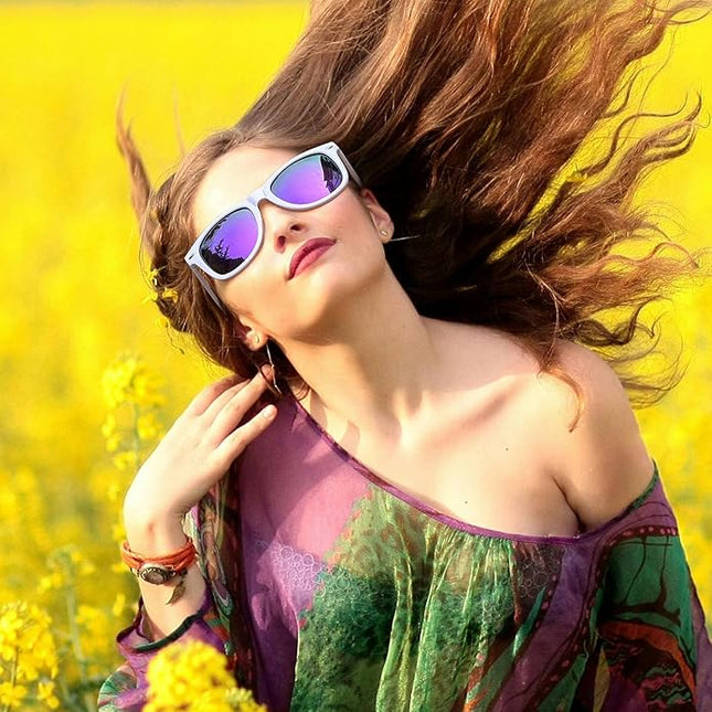 Joopin Square Sunglasses Polarized UV Protection Trendy Designer Sun Glasses Men Women