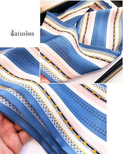Purse Scarf For Handbags Head Scarves For Women's Hair Bags Scarfs Long Skinny Scarves Fashion Silky