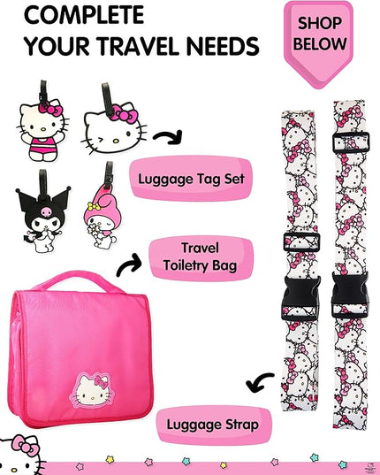 Hello Kitty Passport Holder - Sanrio Passport Holder for Women - Officially Licensed Passport Case (VG701236L.NJ)