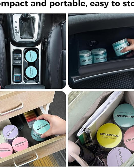 ColorCoral Car Cleaning Gel Universal Gel for Car Vent Cleaner Cleaning Putty Auto Detailing Car Interior Dust Cleaning Kit for Auto Seat, Christmas Stocking Stuffers for Adults Men Women Kid 160g