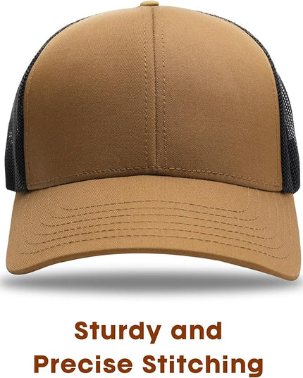 FURTALK Mens Trucker Hat Structured Mesh Baseball Cap Adjustable Classic Mens Hat