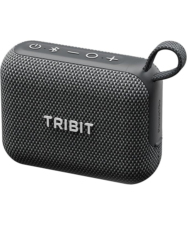 Tribit PocketGo Bluetooth Shower Speaker, IP68 Waterproof/Dustproof, Portable Speaker with 20H Playtime, Wireless, BT6.0, Supports TF Card, Electronics for Travel/Outdoors/Home