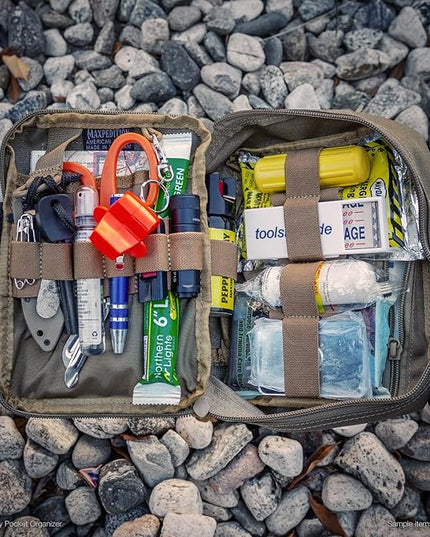 MAXPEDITION Beefy Pocket Organizer, Compact, MOLLE-Compatible, 1000D Nylon Tactical Pouch, Everyday Carry Tool and Gear Storage for Outdoor, Tactical, Survival, 0266