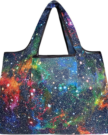 allydrew Large Foldable Tote Nylon Reusable Grocery Bags