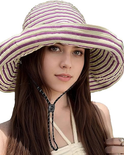 Sun Hat for Men Women UPF 50+ Fishing Hats Waterproof Wide Brim Boonie Bucket Hat for Safari Beach Hiking Garden