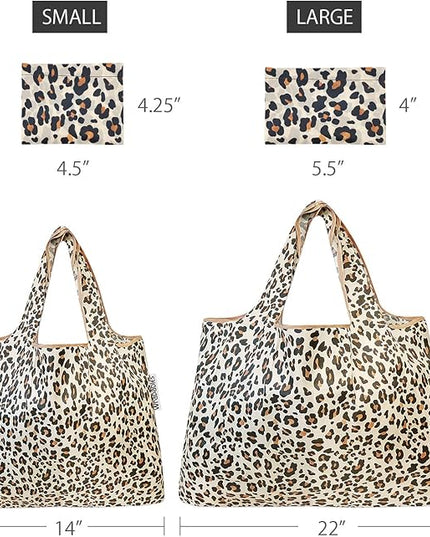 allydrew Large Foldable Tote Nylon Reusable Grocery Bags