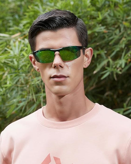 DUCO Mens Sports Polarized Sunglasses UV Protection Sunglasses for Men 8177s