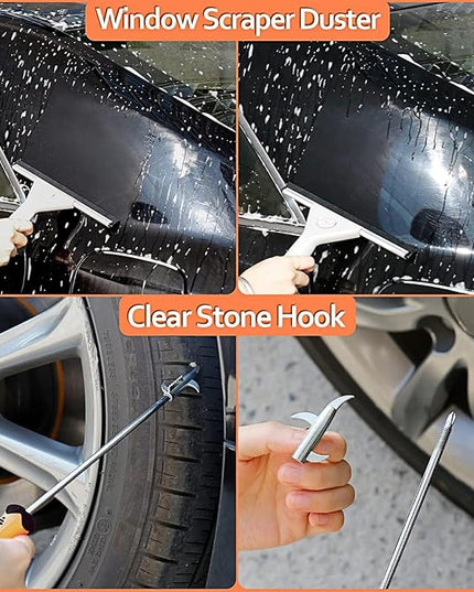 THINKWORK Car Cleaning Kit, Car Washing Kits for Vehicles, Car Detailing Kit Suitable for Small and Medium Vehicles Such As Cars, Trucks, Suvs(17pcs)