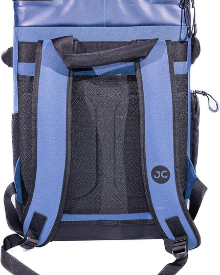 Convertible Cooler Backpack with Dry Storage by JustinCASE | Waterproof Travel Cooler Bag for Drinks, Clothes & Trips