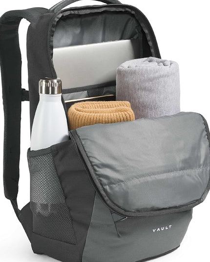 The North Face Vault Everyday Laptop Backpack - Commuter Travel Bag, Water-Repellent Finish, Spacious Compartment, Anthracite Grey, One Size
