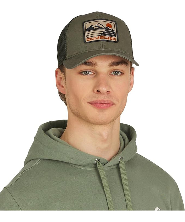 Quiksilver Men's Premium Cotton Adjustable Snap Back Logo Baseball Cap
