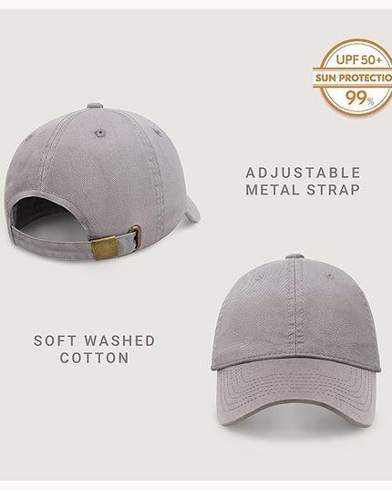 CHOK.LIDS Everyday Premium Dad Hat Unisex Cotton Baseball Cap for Men and Women Adjustable Lightweight Polo Style Curved Brim