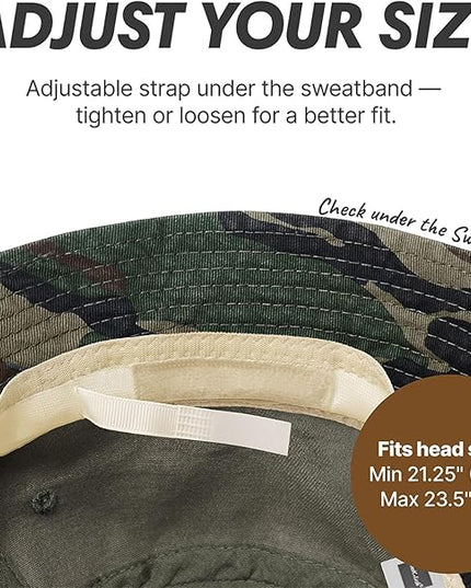 Hot Summer Bucket Hat - Trendy Cotton Sun Hat for Beach, Golf, Fishing - Fun Outdoor Vacation Boonie for Men and Women