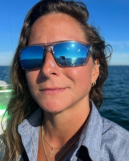 KastKing Huzzah Polarized Sport Sunglasses for Men and Women, Ideal for Driving Fishing Cycling and Running,UV Protection