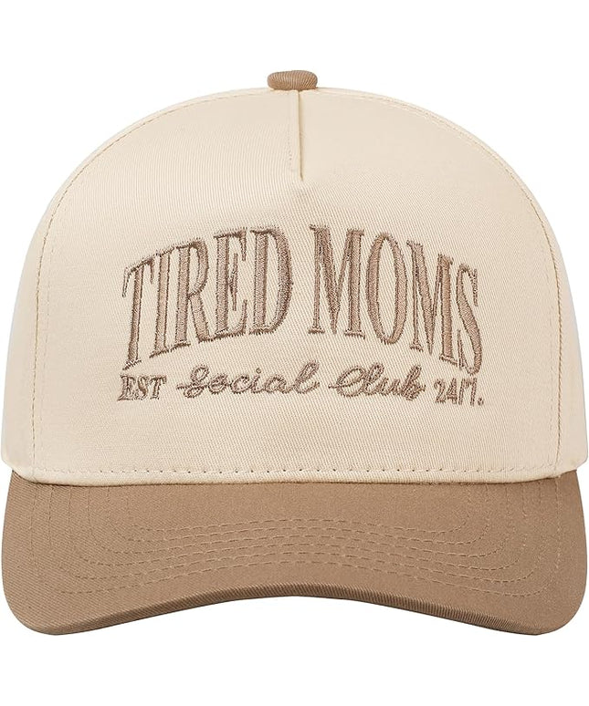 MIRMARU Two-Tone Vintage Canvas Trucker Hats for Men & Women, Adjustable Size Baseball Caps with Trendy Embroidered Design