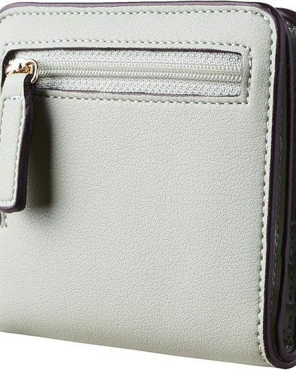 Toughergun Women’s Small Slim Leather Wallet with RFID Protection, Compact Bifold Mini Purse with Clear ID Window