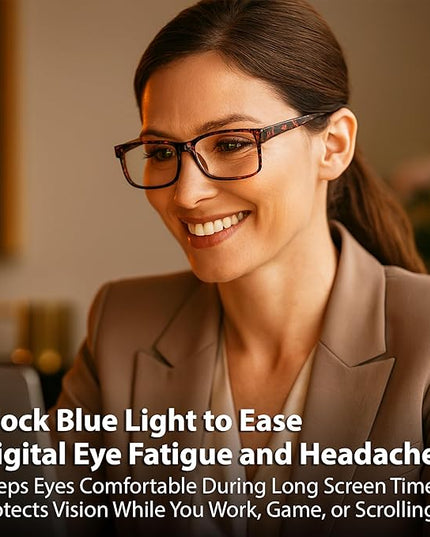 Blue Light Blocking Glasses For Men/Women Anti-Fatigue Computer Monitor Gaming Glasses Reduce Eye Strain Game Glasses