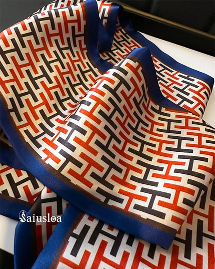 Purse Scarf For Handbags Head Scarves For Women's Hair Bags Scarfs Long Skinny Scarves Fashion Silky