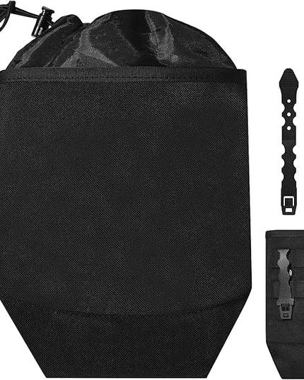 Dump Pouch,Rigid Mag Dump Pouches,Versatile Nylon Molle Pouches with 4PCS Malice Clips, Use for Magazine/Ammo Storage,Hunting, Hiking