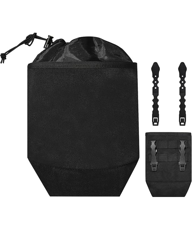 Dump Pouch,Rigid Mag Dump Pouches,Versatile Nylon Molle Pouches with 4PCS Malice Clips, Use for Magazine/Ammo Storage,Hunting, Hiking
