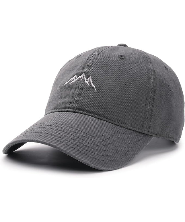 FURTALK Baseball Cap Men Mountain Embroidery Dad Hat Unstructured Soft Vintage Washed Cotton Outdoor Hats for Men