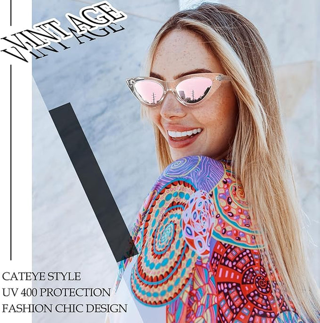 Joopin Polarized Cat Eye Sunglasses for Women Vintage Cateye Sun Glasses UV400 Protection