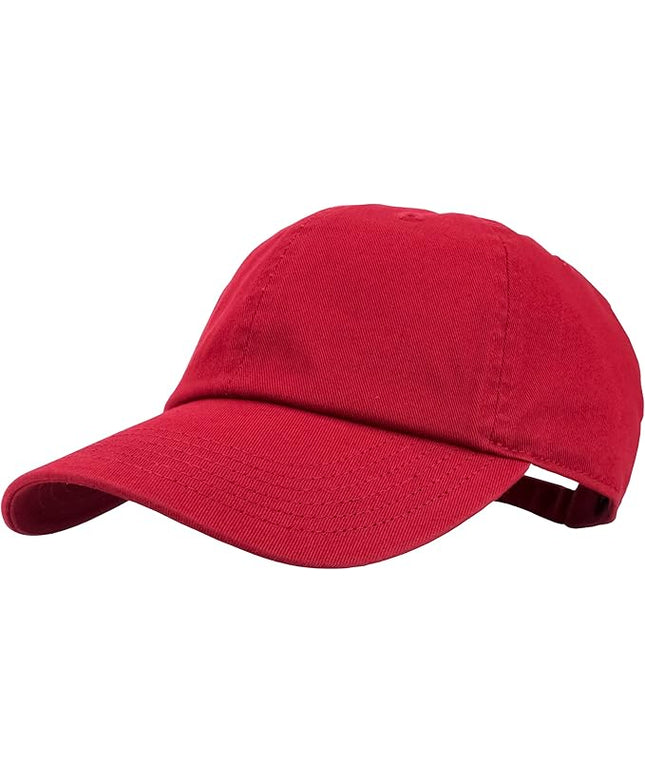 Gelante Baseball Cap Dad Hat 100% Cotton Polo Style Plain Blank Adjustable Size.