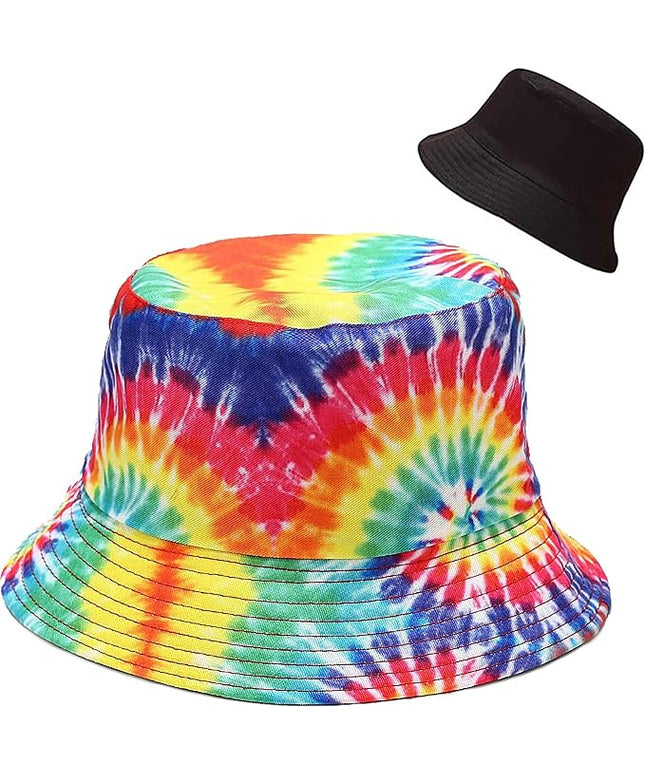 XYIYI Cute Bucket Hat Beach Fisherman Hats for Women, Reversible Double-Side-Wear