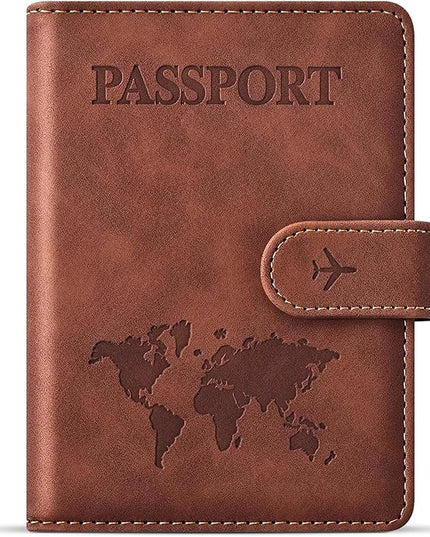 Passport Holder for Travel Essentials, Passport Wallet Cover Case for Travel Must Haves Accessories,Passport Book Holders for Women and Men