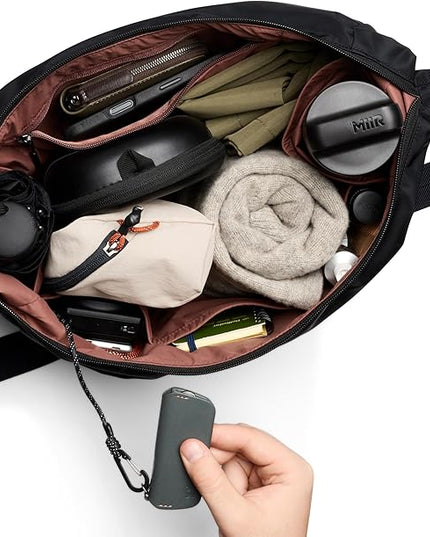 Bellroy Laneway Crescent Bag (12 liter streamlined, crescent crossbody with internal and external pockets, adjustable strap and surprising storage) - Ink