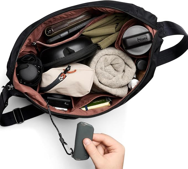 Bellroy Laneway Crescent Bag (12 liter streamlined, crescent crossbody with internal and external pockets, adjustable strap and surprising storage) - Ink