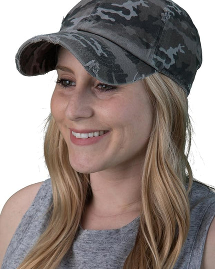 Funky Junque Distressed Baseball Cap