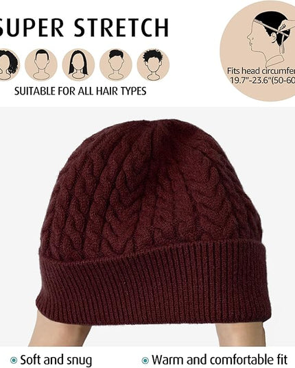 HiRui Knit Beanie Hats for Men Women Winter Hats Skull Caps Warm Classic Slouchy