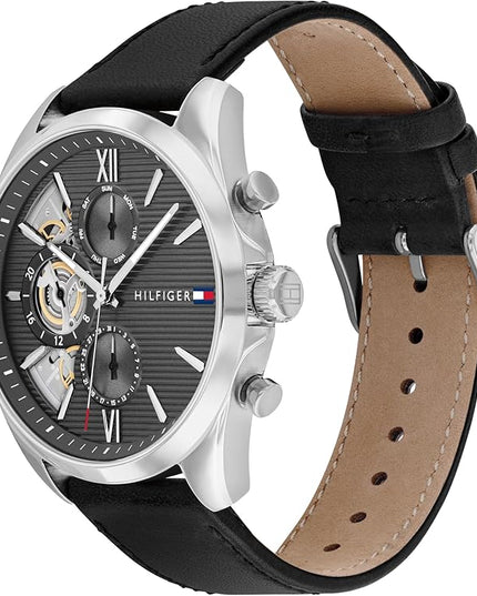 Tommy Hilfiger Men's Quartz Multifunction Watch - Stainless Steel - 5ATM/50 Meters Water Resistance - A Timeless, Modern Classic - Gift for Him - 43.5mm