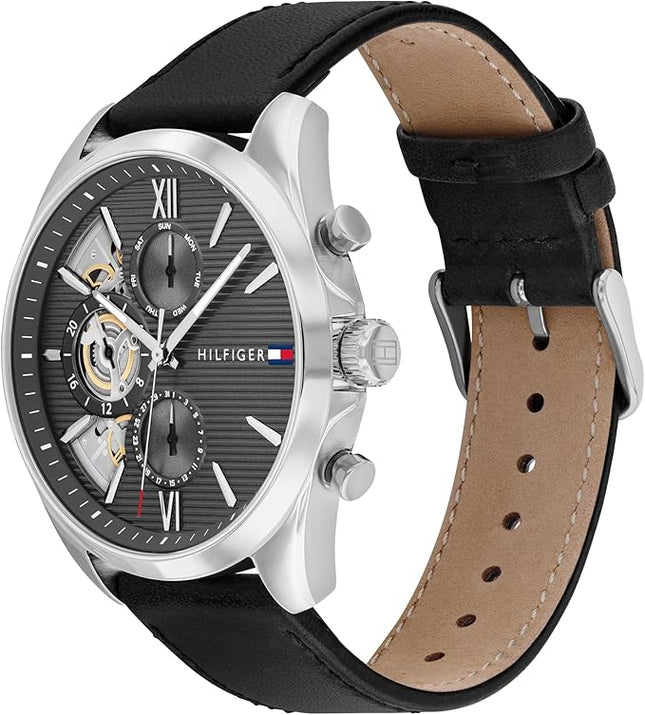 Tommy Hilfiger Men's Quartz Multifunction Watch - Stainless Steel - 5ATM/50 Meters Water Resistance - A Timeless, Modern Classic - Gift for Him - 43.5mm